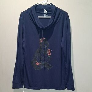 Disney "Belle" Turtle/Cover Neck Top